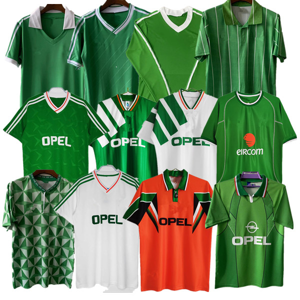 Retro 96 98 Match Away KEANE IreLAnDs soccer jersey 88 90 92 94 Ireland Home classic vintage Irish McGRATH de foot Soccer STAUNTON HOUGHTON McATEER football