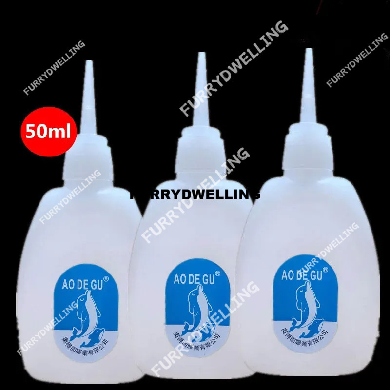 Wholesale 10Pcs 50Ml Super Liquid Glue 502 Instant Fast Dry Cyanoacrylate Adhesive Strong Bond Leather Rubber Metal Glass Nail Dwe74 Gel Tool