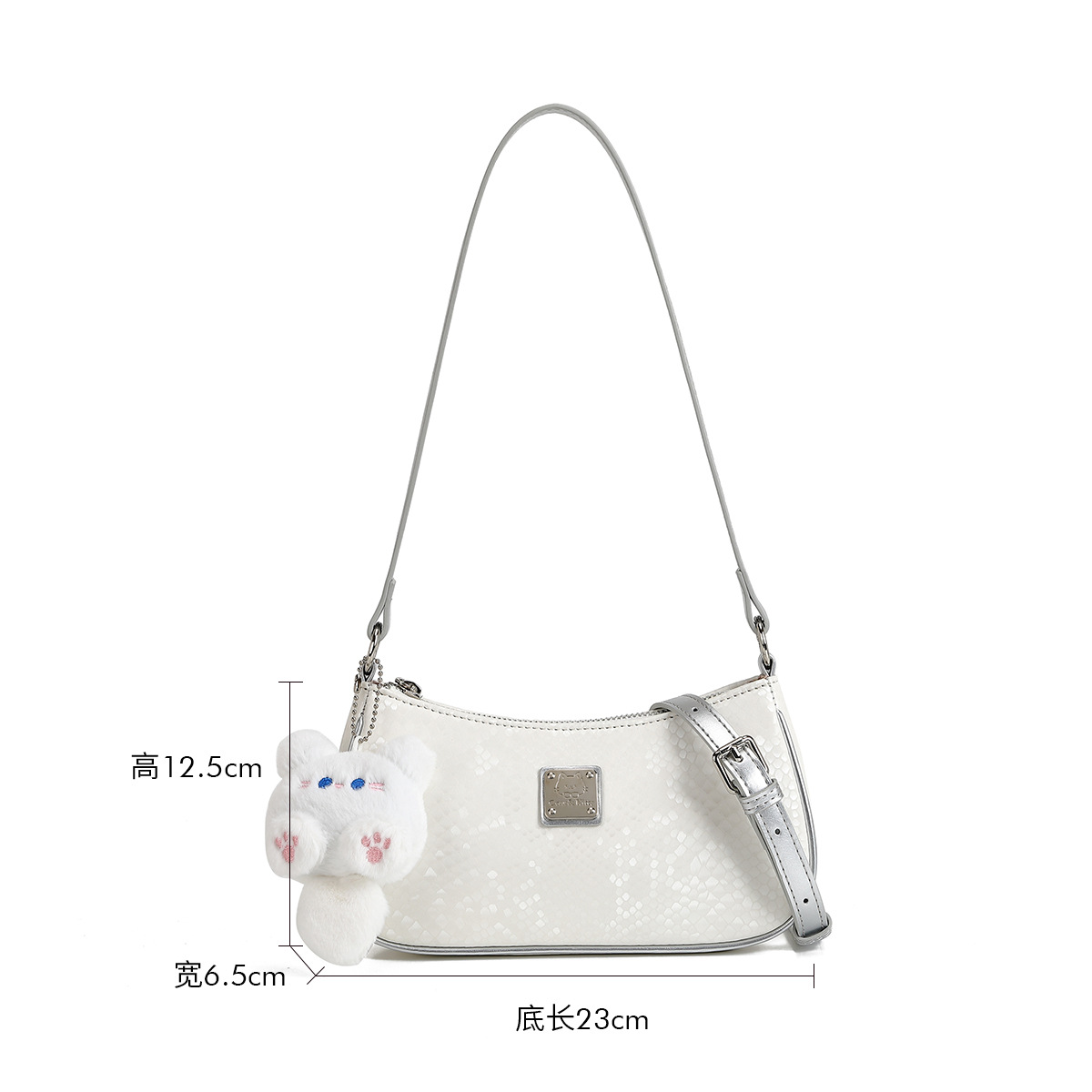 Cow & Kitty designer bag free shipping 2025 New Classic Printed Shoulder Bag Cute Casual Underarm Bag for Women
