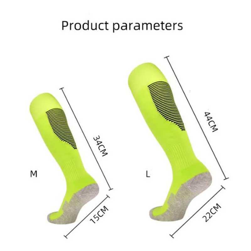Stripe Sports Soccer Socks Adult Kids Breathable Football Club Knee High Training Running Long Stocking Towel Bottom Sock UnisexW251011