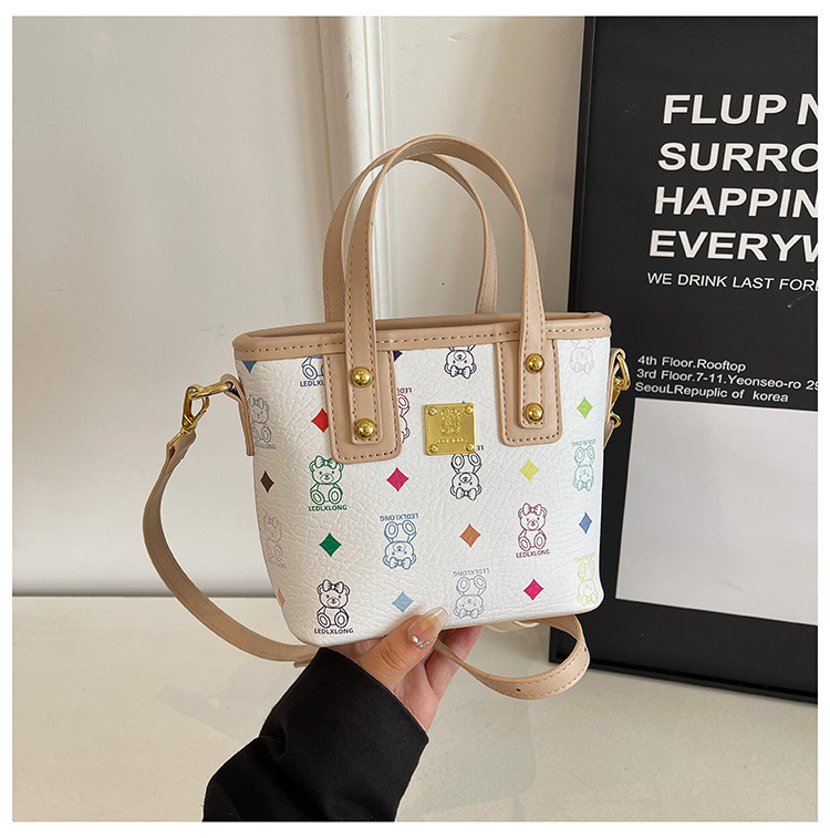 TB BHULAMTE Designer Casual Printed Hand-held Vegetable Basket Luxury Bag Fashionable European And American Style Shoulder Bag Multi-purpose Pattern C