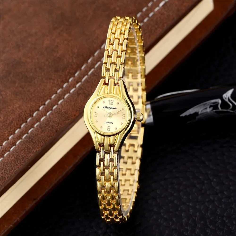 Womens Gold Bracelet Watch Fashion Elegant Small Dial Alloy Quartz Wristwatch Woman Luxury Ladies Watch Clock Gift Reloj Mujer Y251011