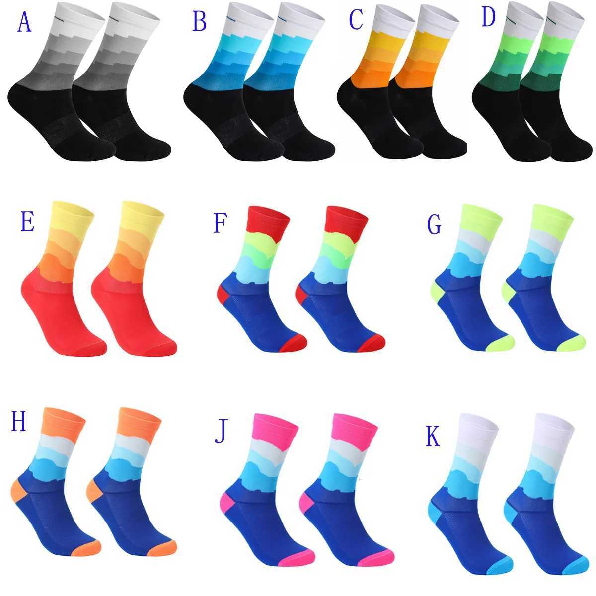 New Sport Socks Unisex Cycling Socks Men Outdoor Sports Socks Bike Footwear for Road Bike Socks Running Basketball SocksW251011