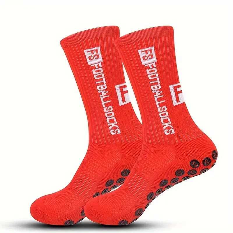 Comfortable Breathable Nonslip Football Socks Men Women Sports Socks Running Football Tennis Basketball Cycling Grip SocksW251011