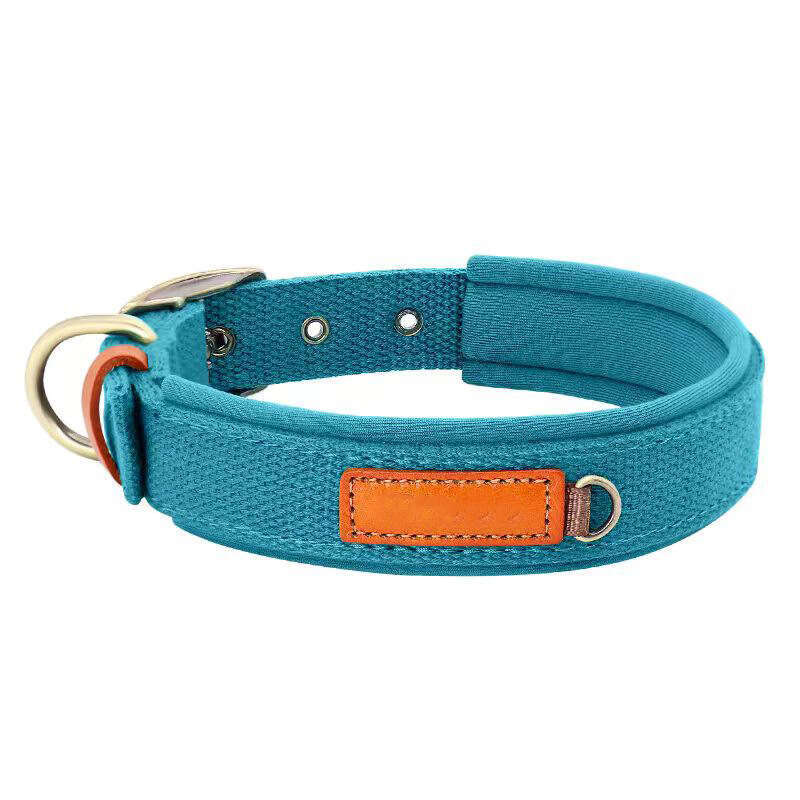 Collar for Medium and Large Dogs, Retriever, Golden Lab, Double Layer Design, Leash, Dog Traction Special