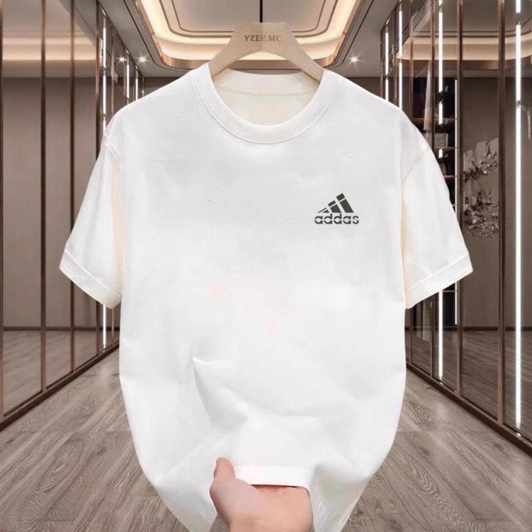 Foreign Trade Big Brand Cut Label Discount Clearance Short Sleeve Designer Hoodie T-shirt Unisex Summer Designer Shirt Fashion Brand Versatile Loose C