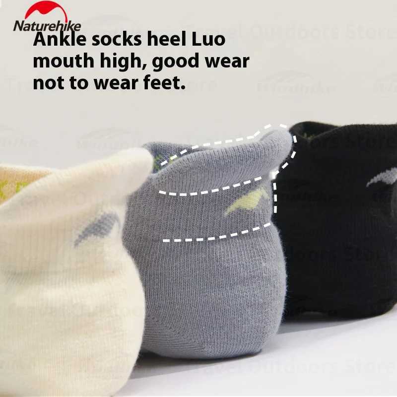 Naturehike Coolmax Sports Socks QuickDrying Outdoor Running Hiking Breathable MidCalf ShortCalf Antibacterial Mens SocksW251011