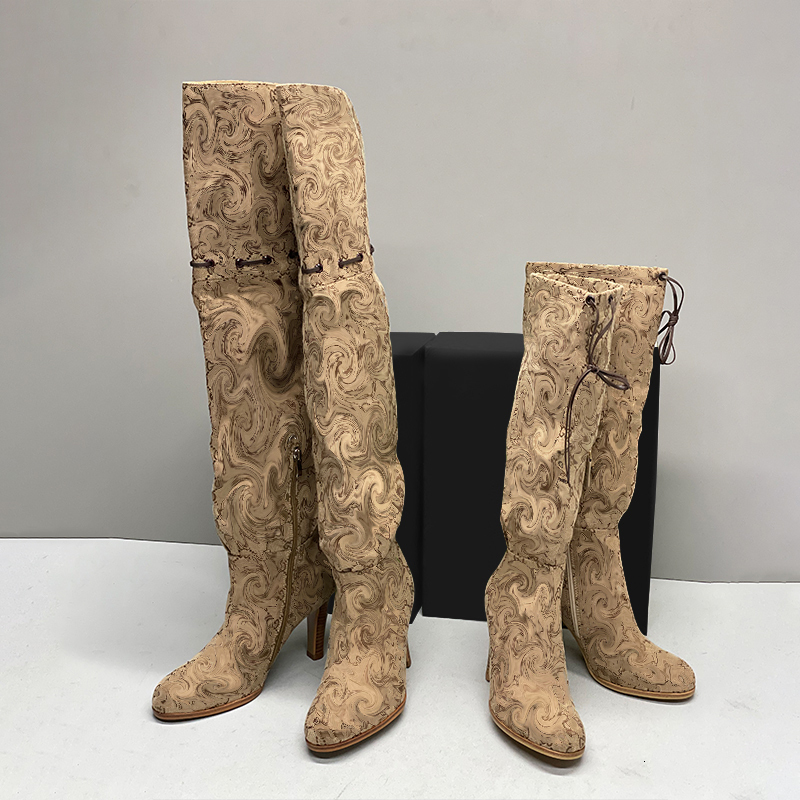 Designer Boots Women Boots Winter Ankle Boot Adjustable Straps Canvas Zipper Laces Original Shoes Ladies Girls Sexy Big Size Boot 335