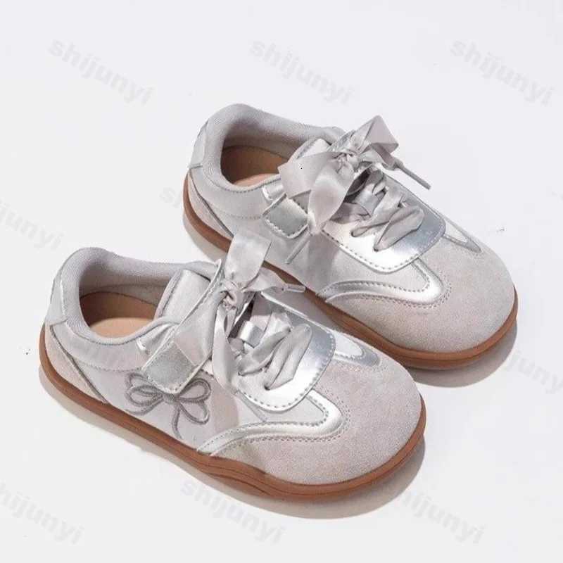 Children Casual Kids Board Four Seasons Fashion Antislippery Versatile Chic Sweet Bowtie Sneakers Training Shoes C260130
