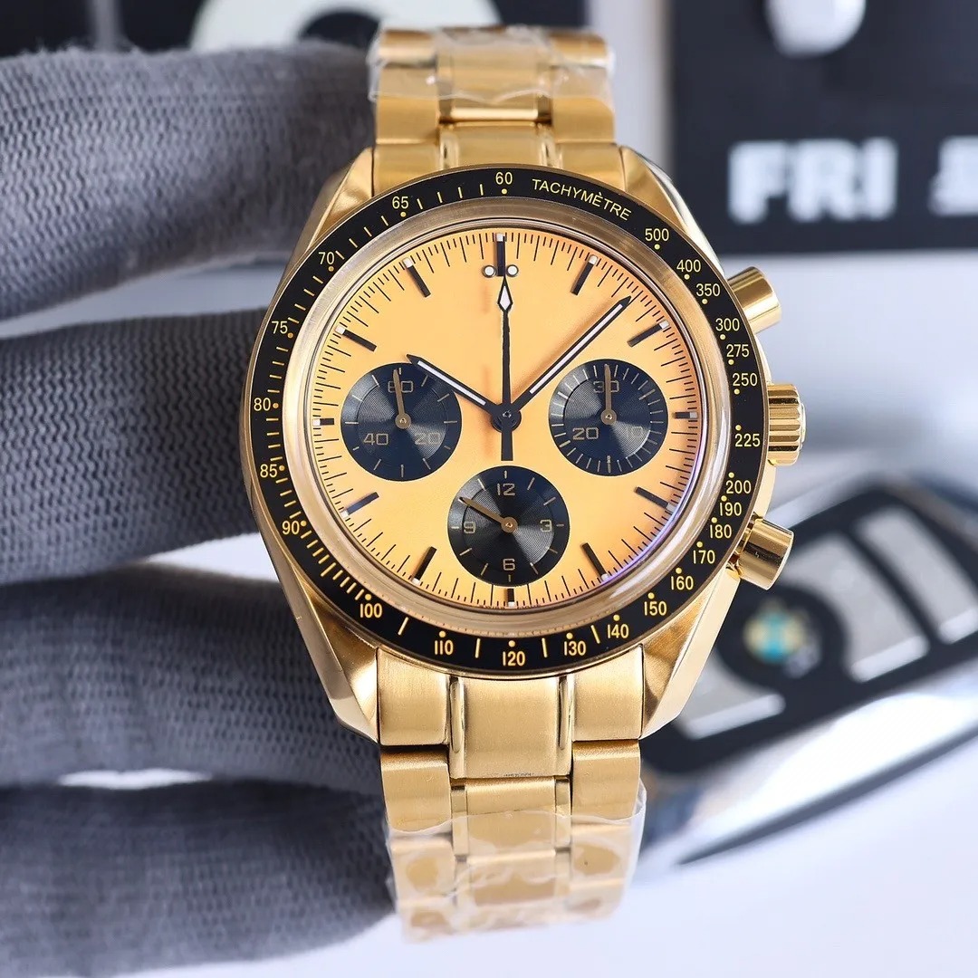 U1 Top AAA V3 Ceramic Bezel Moon Men's Watch Speed Racing Orologio Sapphire Men Watch Automatic Movement Swiss Watch Fashion Mechanical Montre De