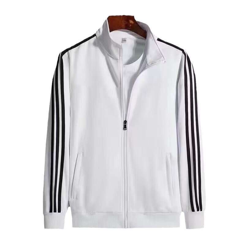 Spring Autumn Sweatshirt and Sweatpants Sports Set for MenYouth Stand Collar Long Sleeve Two-Piece Set Trendy Brand Thin Fit Joggers 97