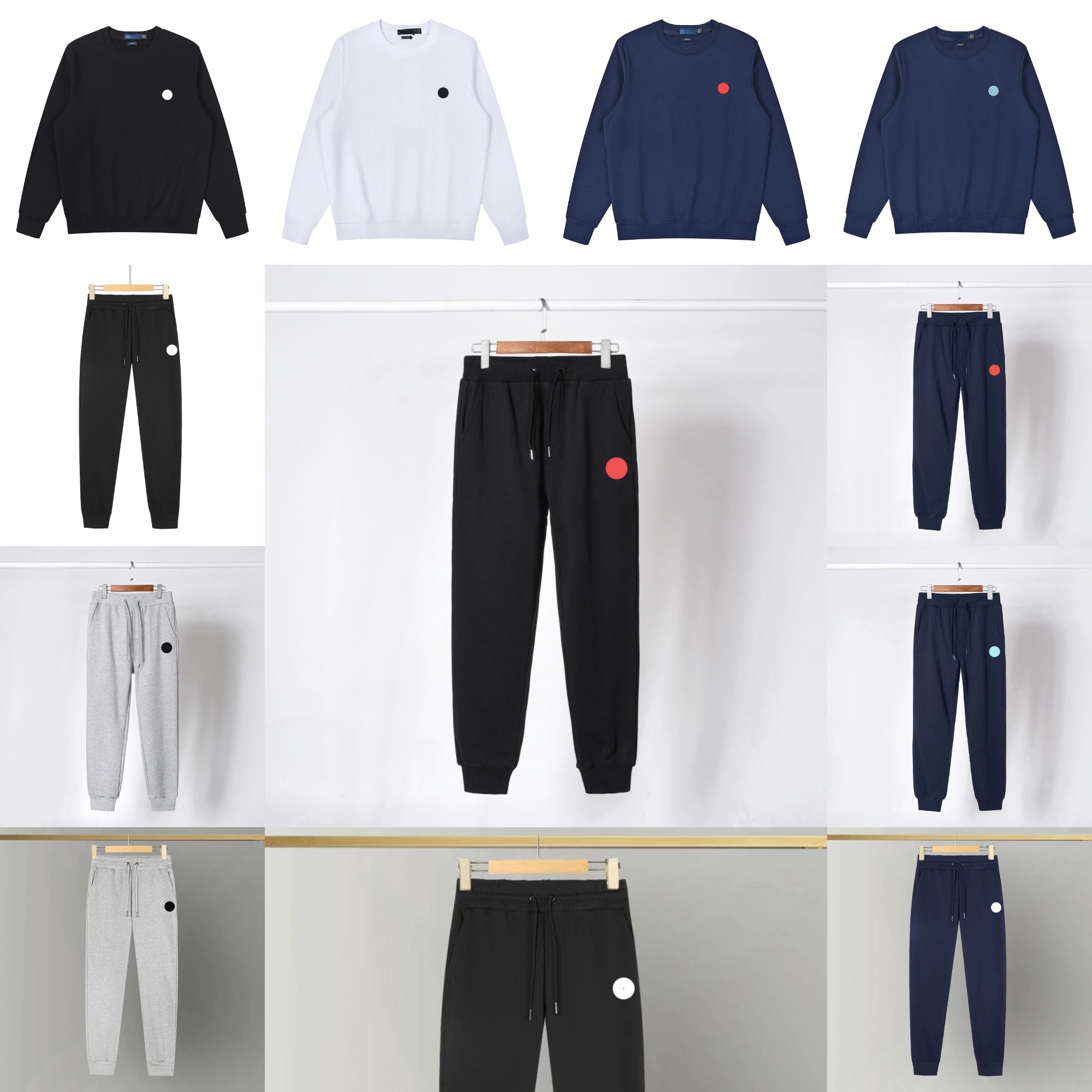 Men's Tracksuits Designer Tracksuits Luxury American Round Neck Short Sleeve Fashion Embroidery Loose Y2K Hip Hop Street Wear Men's and Women's Casual Top Set