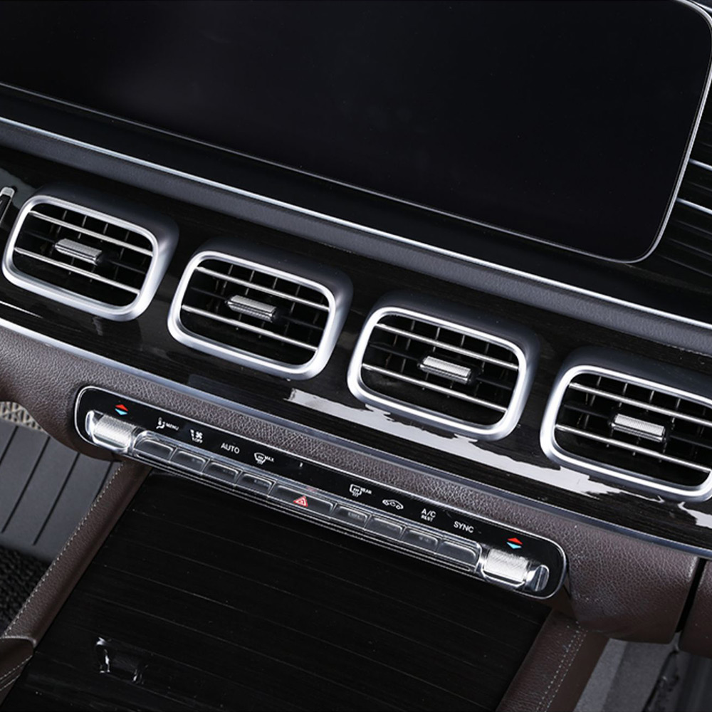 Car Center Console Front Outlet Trim Decoration for Mercedes-Benz GLE350 W167 C167 GLE450 53 63 AMG S GLS450 X167 GLS580 Interior Accessories