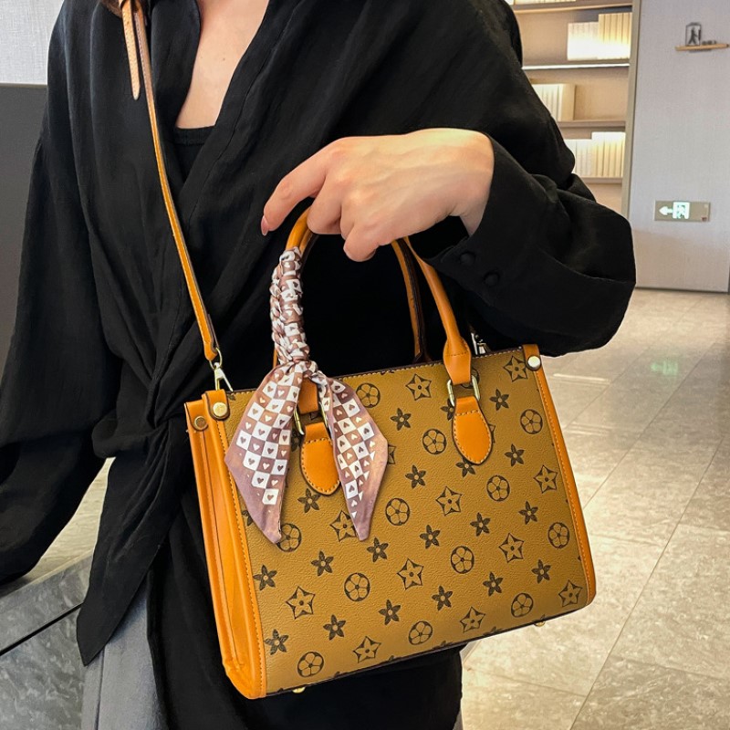 Free shipping Fashionable versatile shoulder bag large capacity hand-held crossbody bag retro vintage floral tote bag