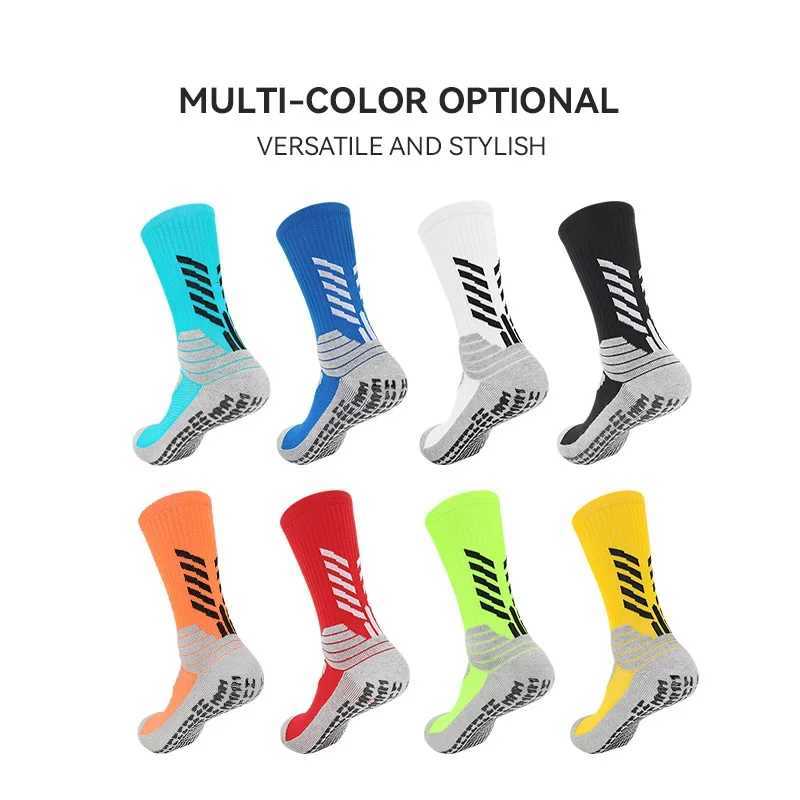 Professional Football Men Medium Tube Adult Thickened Towel Bottom Anti Slip Soccer For Socks Sports Glue Resistant WholesaleW251011