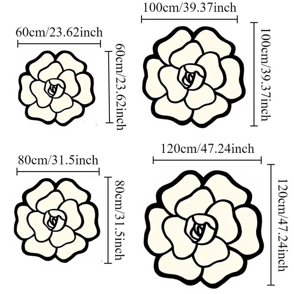 Irregar Flower Carpet French Style Living Ro Decoration Rugs for Bedro Large Area Living Ro Decoration Carpet Study Rug H251011