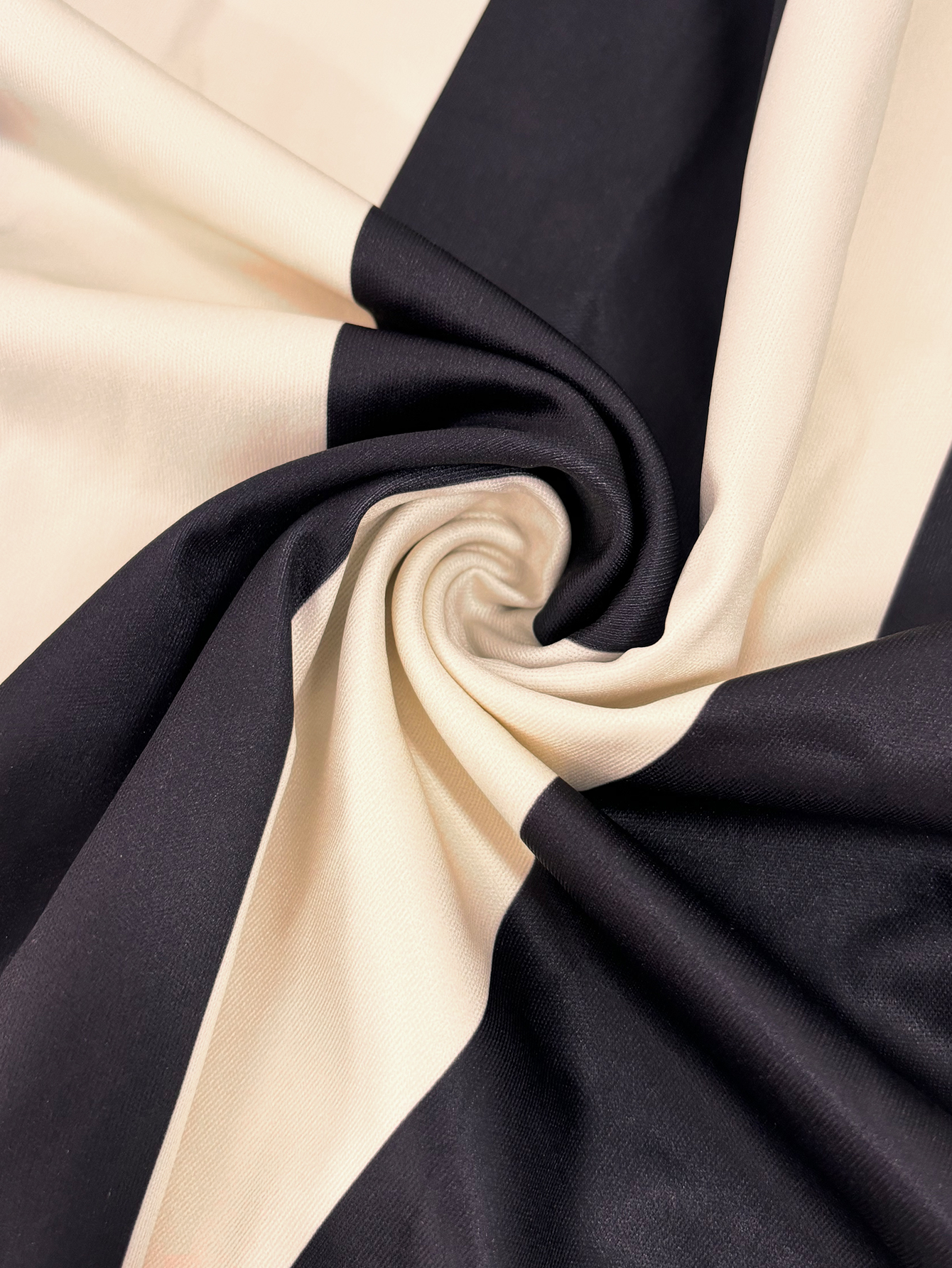 Women's Autumn Winter Casual Striped Midi Skirt - French Elegant Office - Wear Mixed - Color Skirt-CF53984