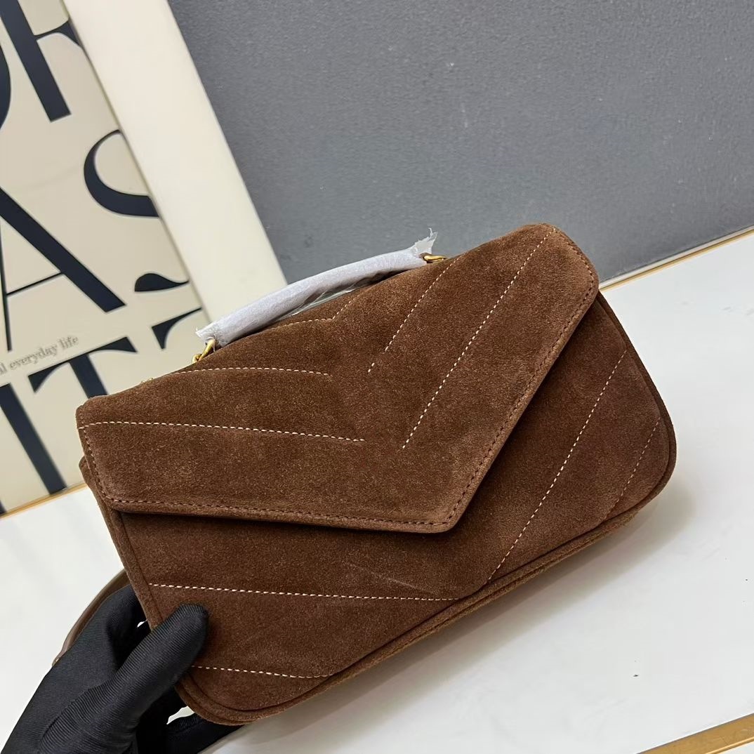 10A designers Suede bag latest high quality genuine leather bag womens tote handbag Shoulder Genuine Leather Luxury clutch Chain Cross body bags