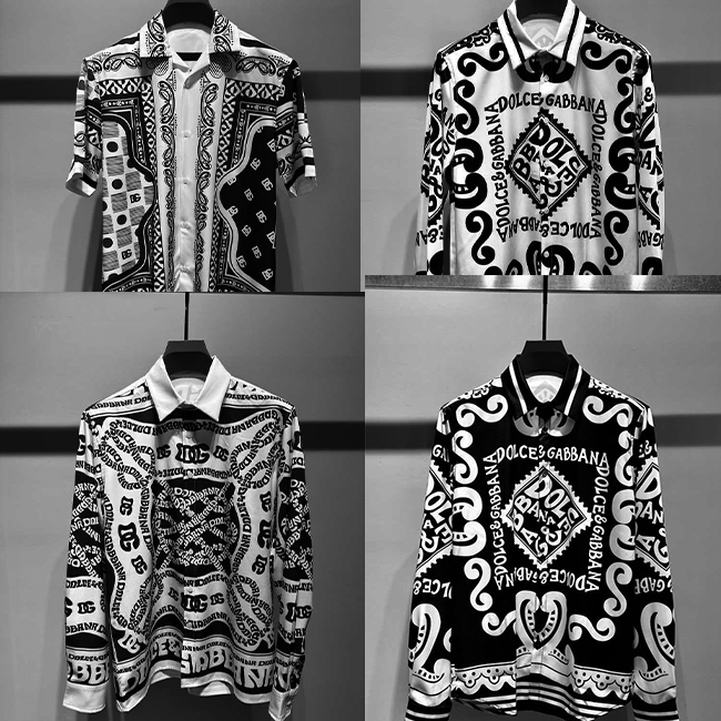 New style Designer men's shirt classic men's long sleeved T-shirt men's shirt men's business casual shirt size S-XXL