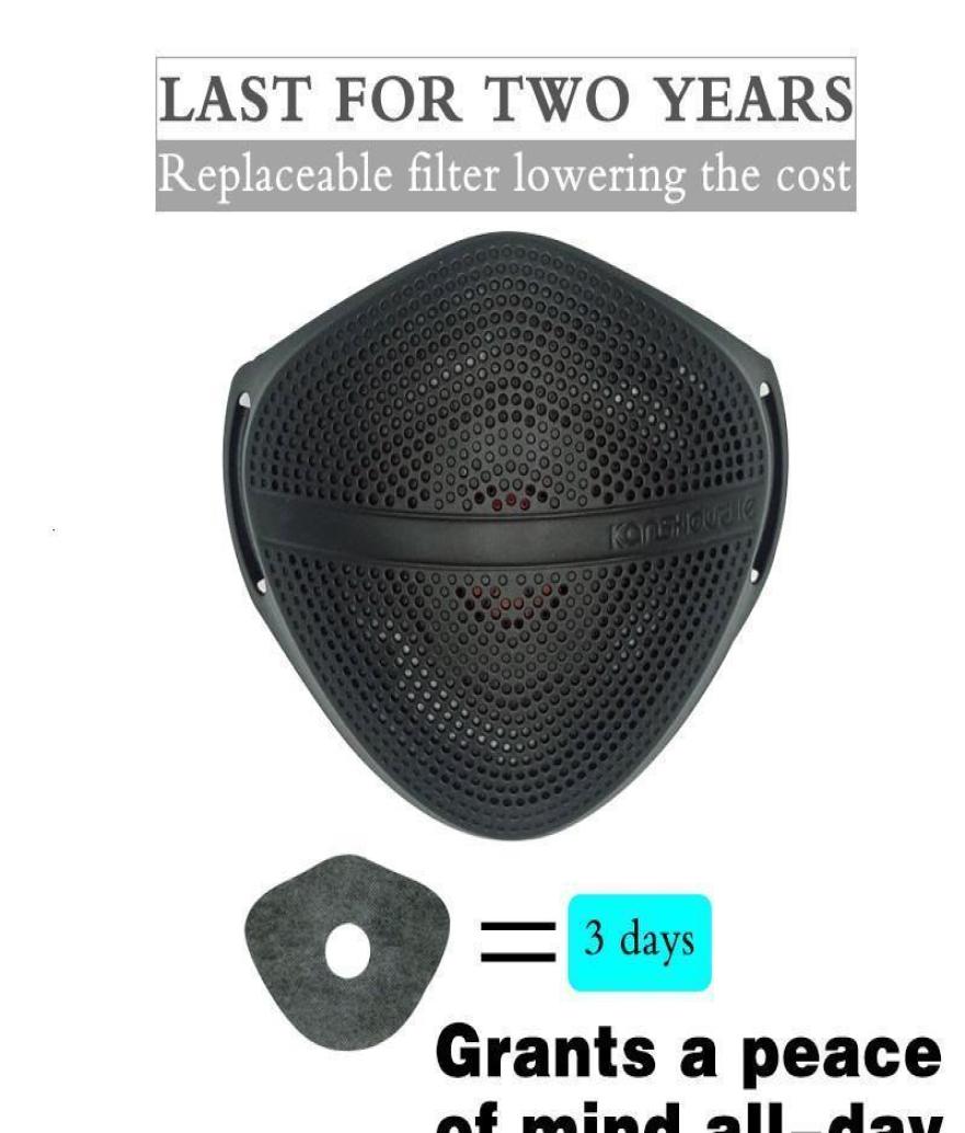 Mouth Safety Washable Kanshouzhe Respirator Face Masks Dust 10pcs Filters Separation Reusable Nose with Mask Home2001 Betoq2283473