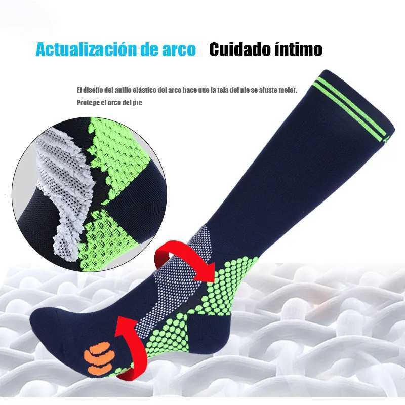5 Pairs Dropship Compression Socks Varicose Veins 2030 Mmhg Men Women Socks For Running CyclingFootball Soccer StockingsW251011