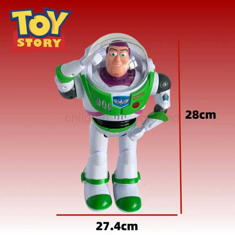 Disney Toy Story Buzz Lightyear Action Figure Toy Buzz Toy with Light and Sound Miniso Toy for Children H251011