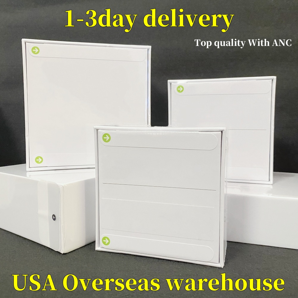 USA Stock For Apple Airpods Pro 2 3 3nd Airpodspro Airpod 4 Pros Headphone Accessories Solid Silicone Protective Earphone Case Wireless Charging Shockproof Cover