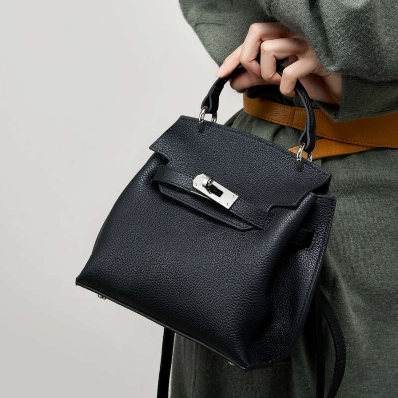 Luxury Bag New Women's Fashion Designer Versatile Top Cowhide One-Shoulder Cross-Body Leather Handbag Beach Bag