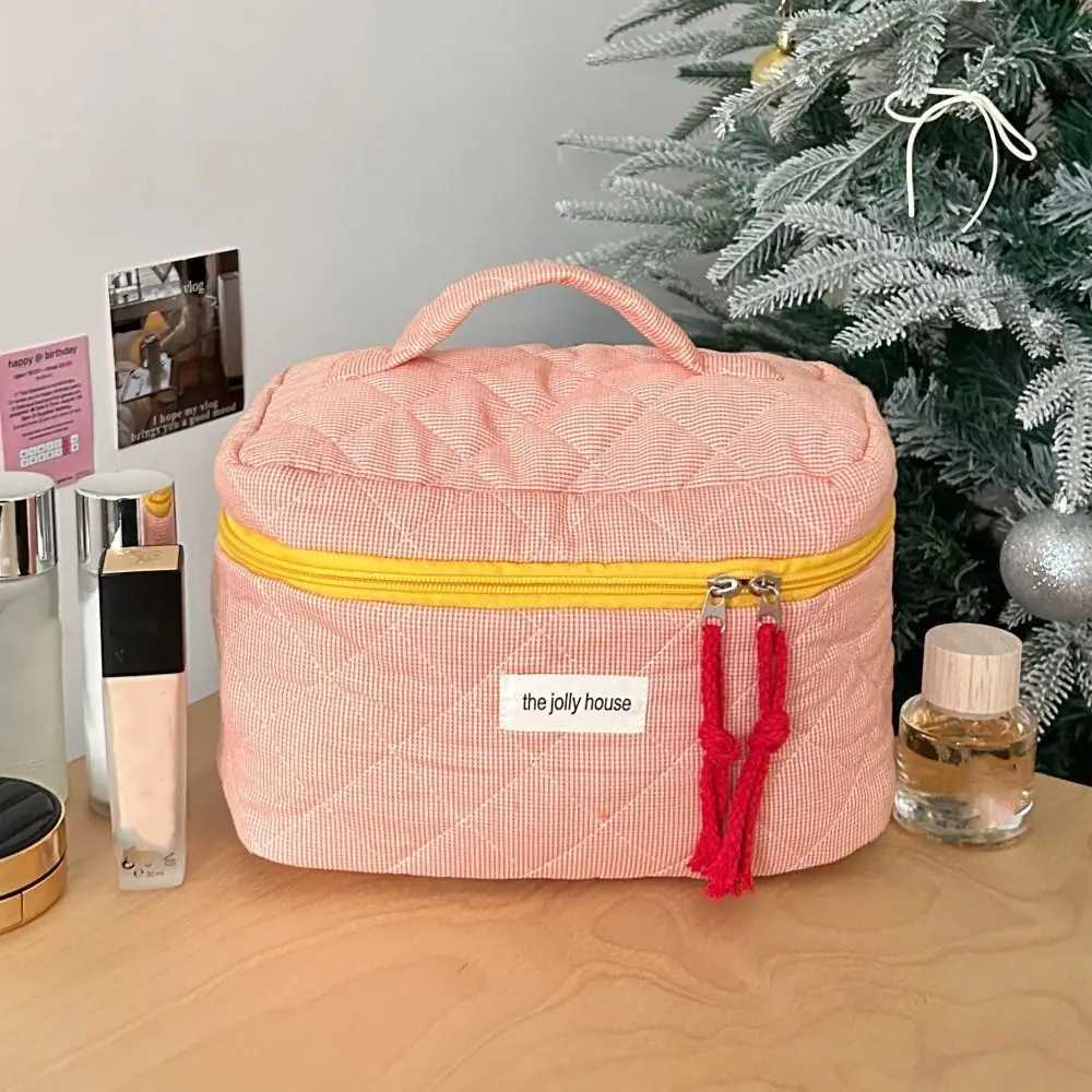 Colorf Makeup Bag Large Capacity Cosmetic Organizer Pouch Fi Jewelry Handbag Portable Travel Storage Bag Toiletry Handbag D251011
