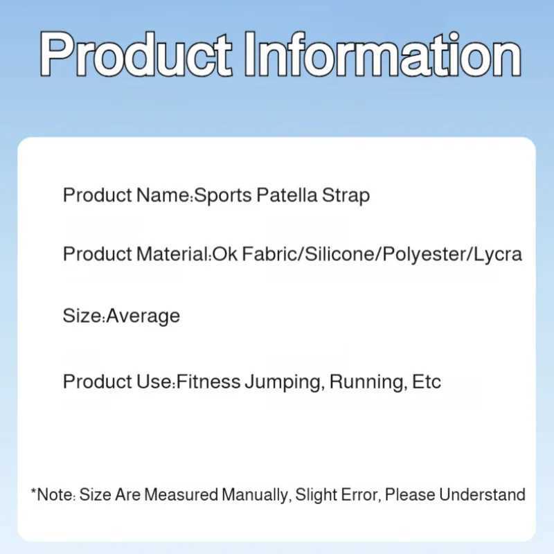 Adjustable Silicone Knee Pads for Sports NonSlip Decompression Patella Strap C251011