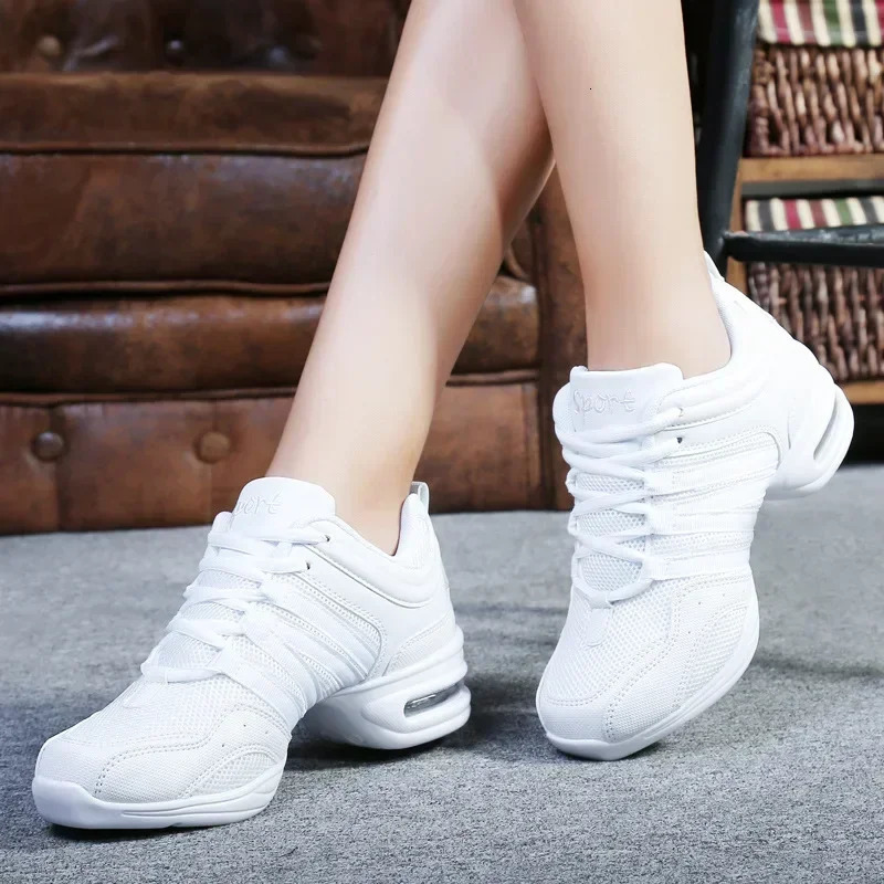 Womens Dance Shoes Soft Outsole Woman Breath Jazz Hip Hop Shoes Sports Sneakers Ladies Girls Modern Jazz Dancing Shoes 251008