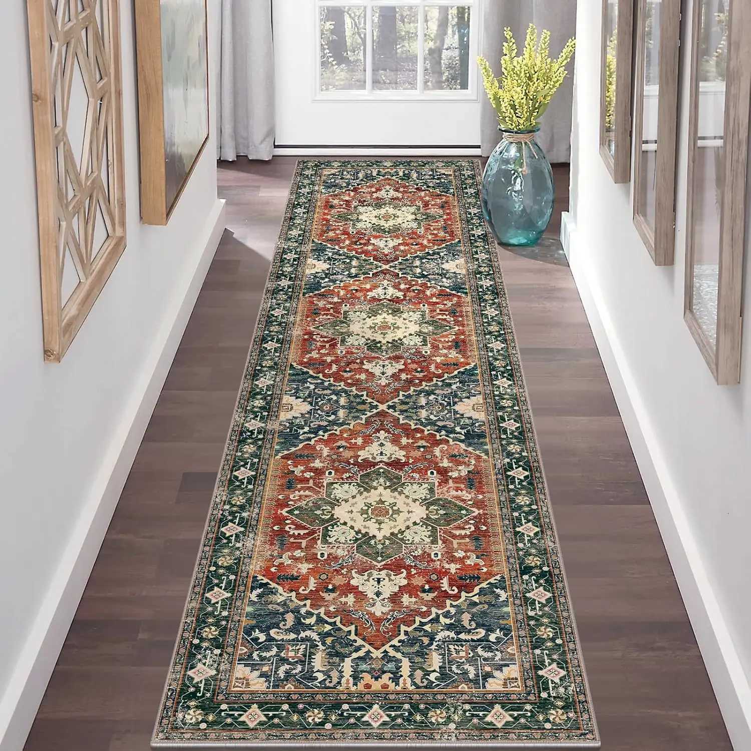 VIKAMA Hallway Runner Rugs Non Slip hine Washable Carpet for Kitchen Entryway Living Bedro Laundry Ro He Decoration H251011