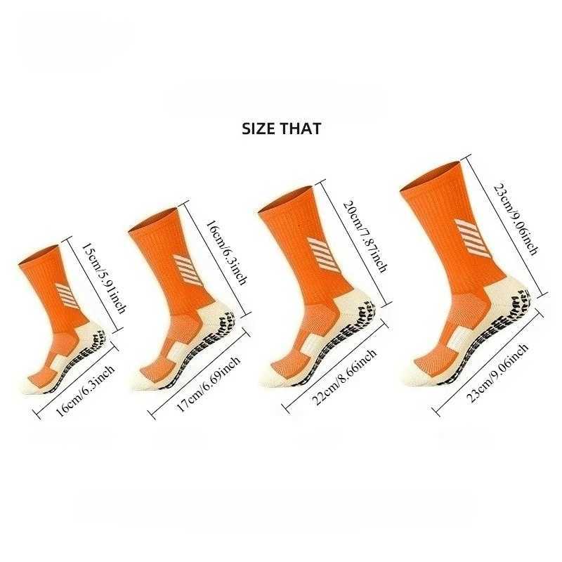 New ANTI SLIP Tapedesign Football Socks Mid Calf NonSlip Soccer Sport Cycling Sports Mens Sock EU3844W251011