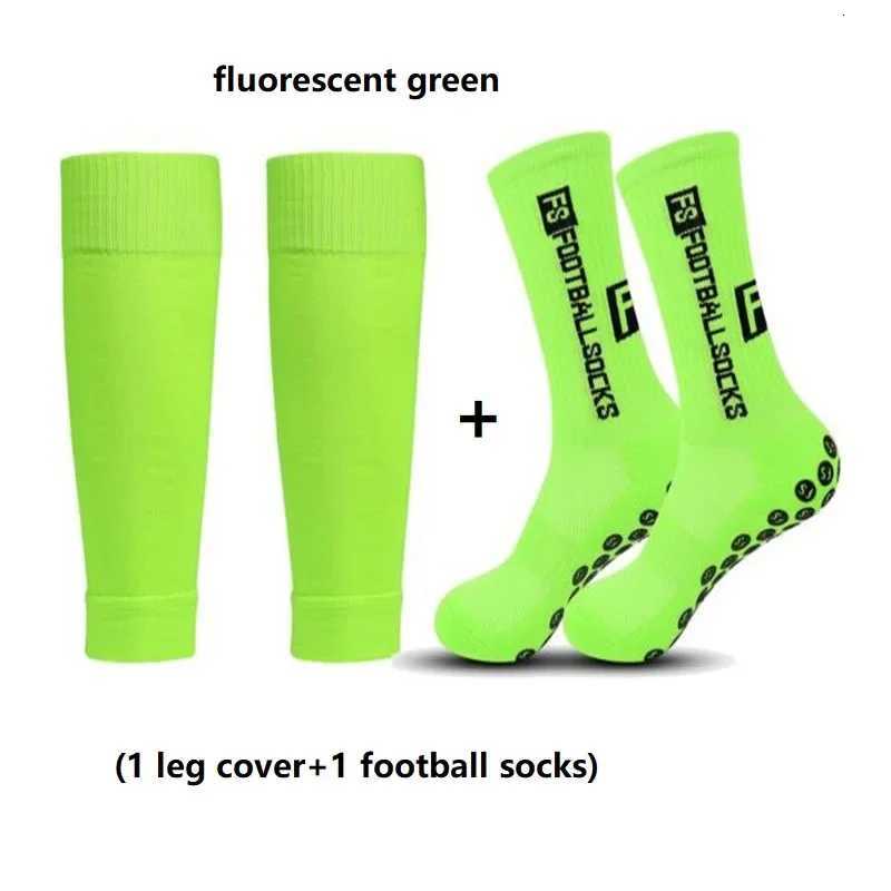 136 pair of combination adhesive point anti slip sweat and odor resistant FS football sports socksleg protectorsW251011