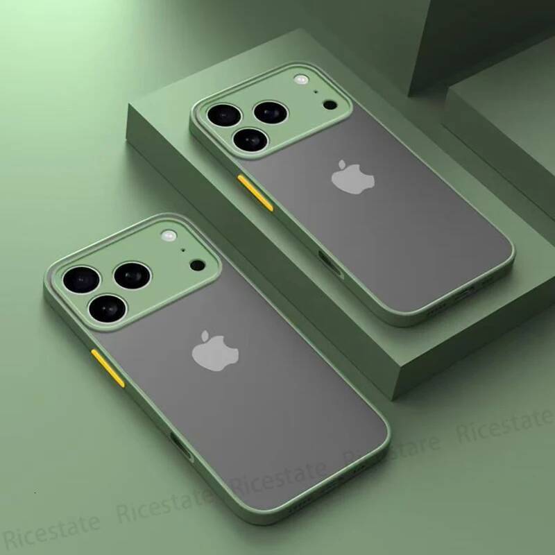New Armor Bumper Shockproof Phone Case For Apple iPhone iphone17 Pro Max 17Pro 17 Air Silicone Hard Cover Capa