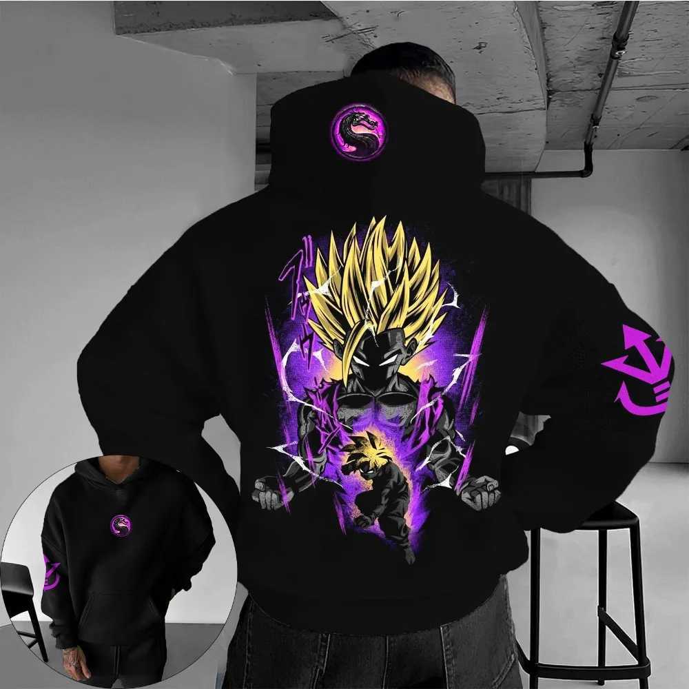 Mens and Womens Hoodies Sweater Goku Japan Anime Summer Boy Childrens Harajuku Punk Trend ParentChild Clothing H251010