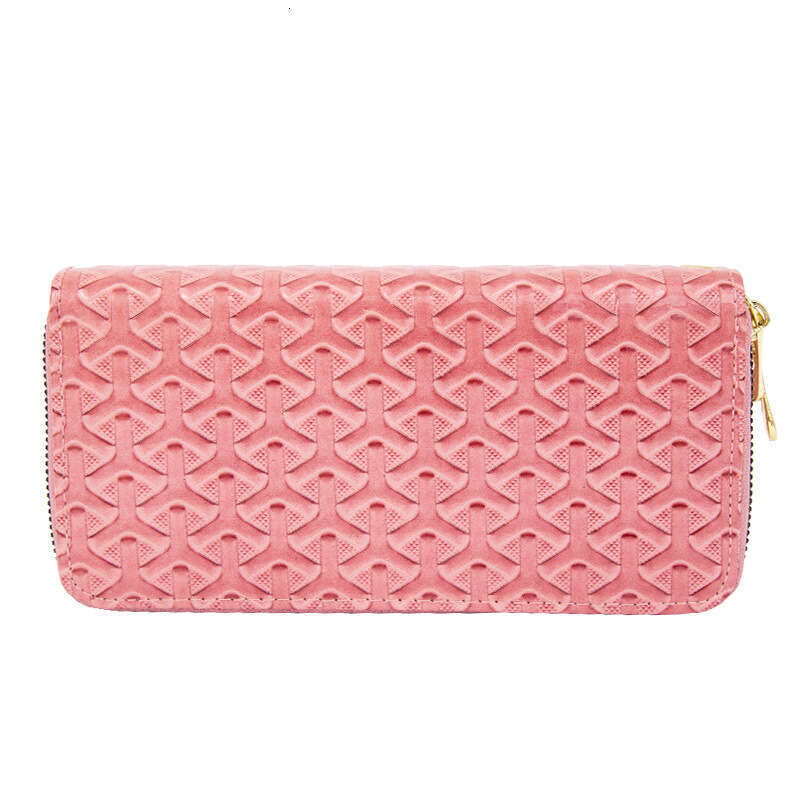 Long Wallet for Women 2025 New Double Zipper Clutch Wrist Strap Large Capacity Patent Leather Phone Bag