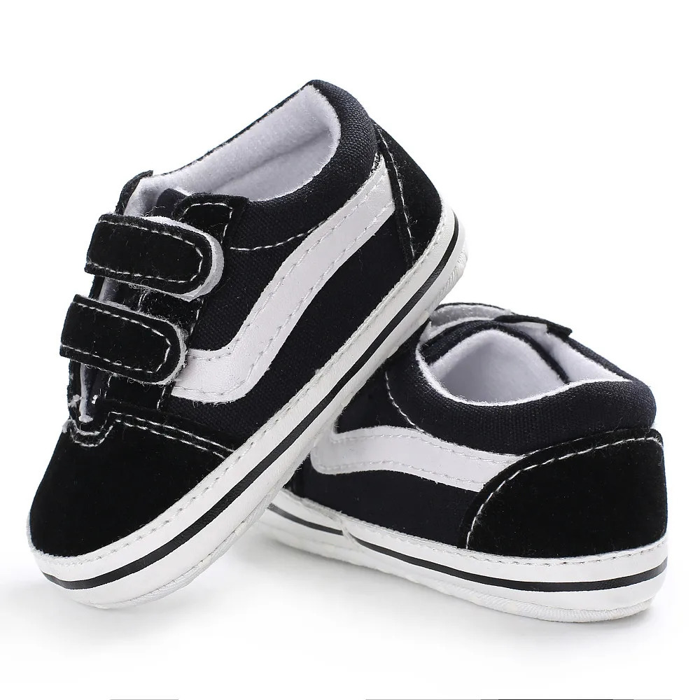 Meckior Baby Canvas Sneakers Classic Stripes Casual Boy Girl Shoes Antislip Soft First Walkers Infant Unisex 251010