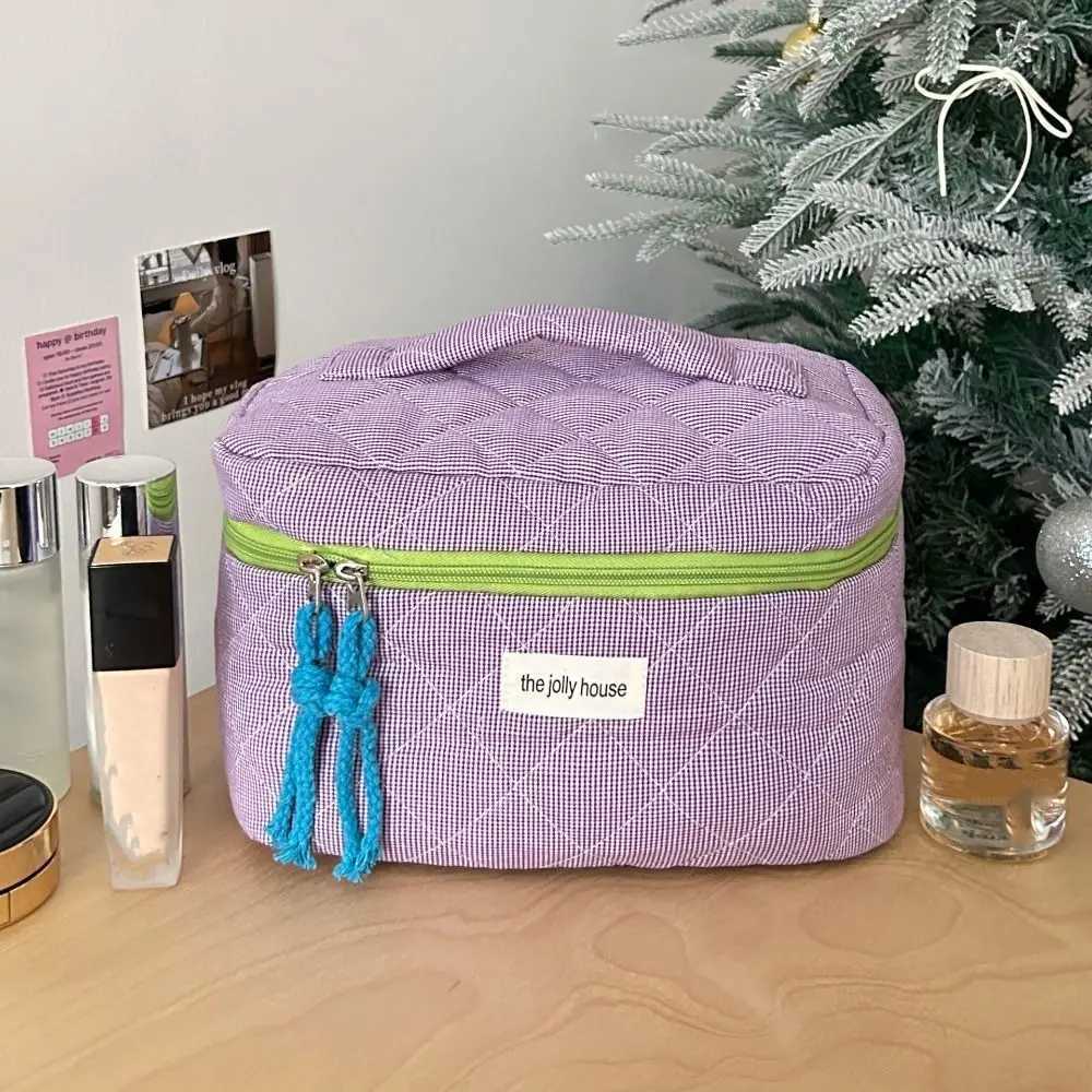 Colorf Makeup Bag Large Capacity Cosmetic Organizer Pouch Fi Jewelry Handbag Portable Travel Storage Bag Toiletry Handbag D251011