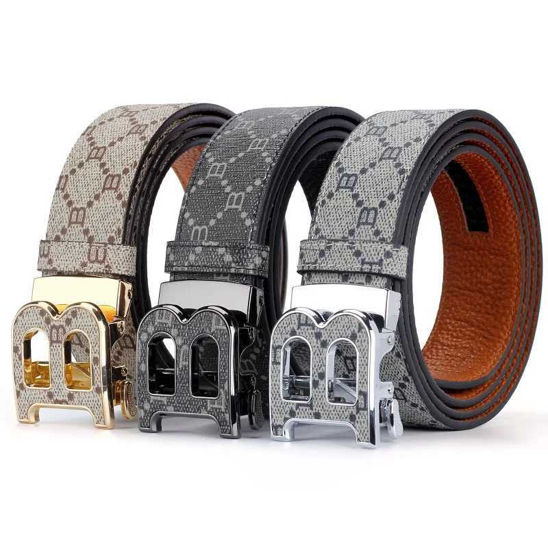 High Quality Luxury Brand Designer Suit pants Belts Male Automatic Buckle Men belts Leather Belt for men Strap for Jeans Z251011