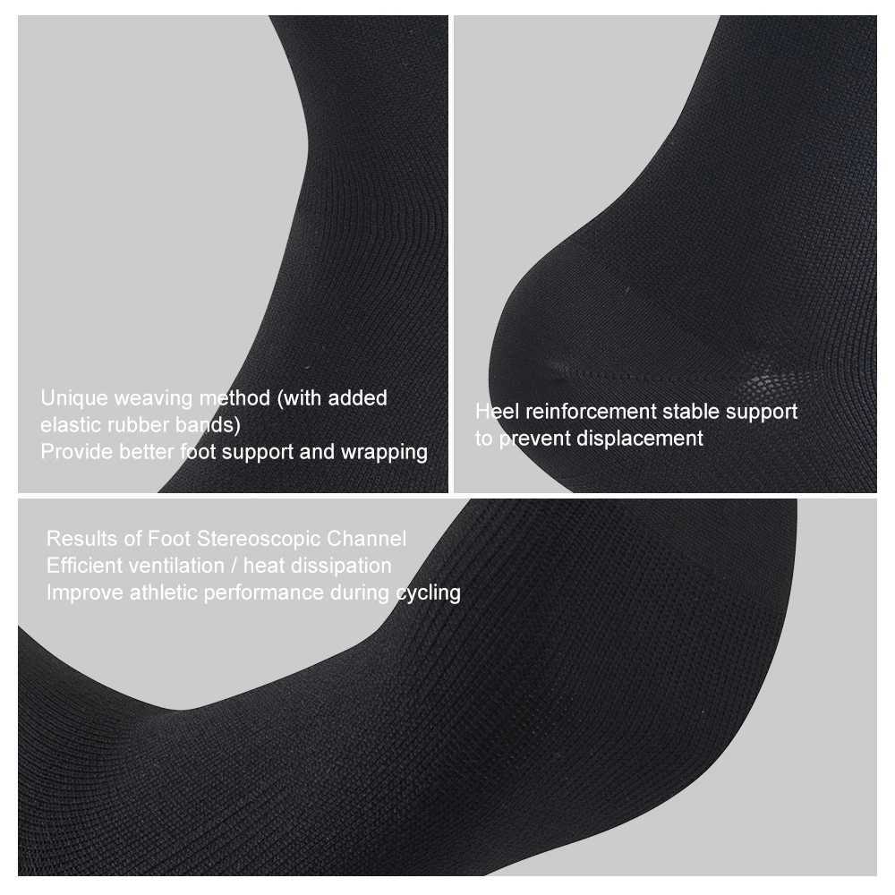 BCBE Men Women Cycling Socks MTB Road Bicycle Socks Breathable Quick Dry Outdoor Socks Bike Racing Basketball Knitting SocksW251011