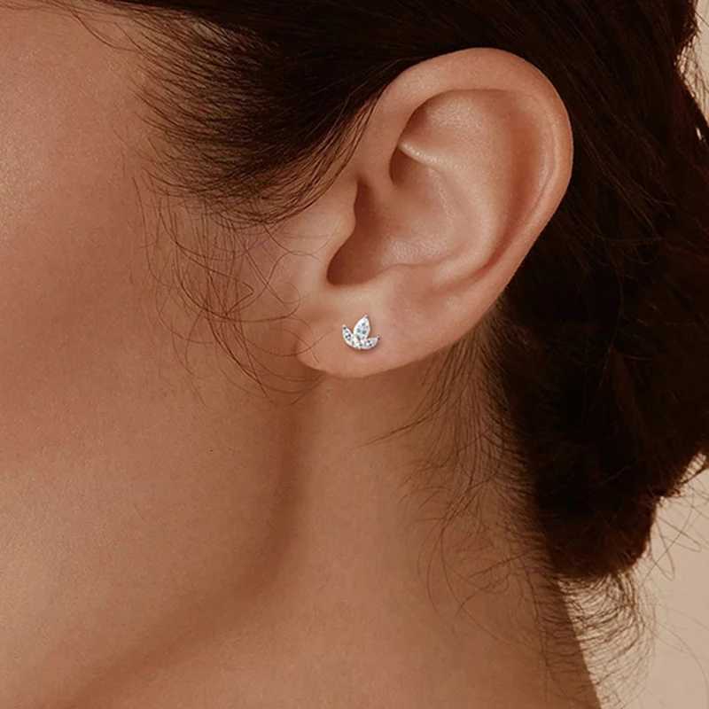 Smyoue Marquise Cut 3 Gems All Moissanite Stud Earrings for Wen Sparkling Jewelry Lab Diamond Pure 925 Sterling Silver Earring X251011
