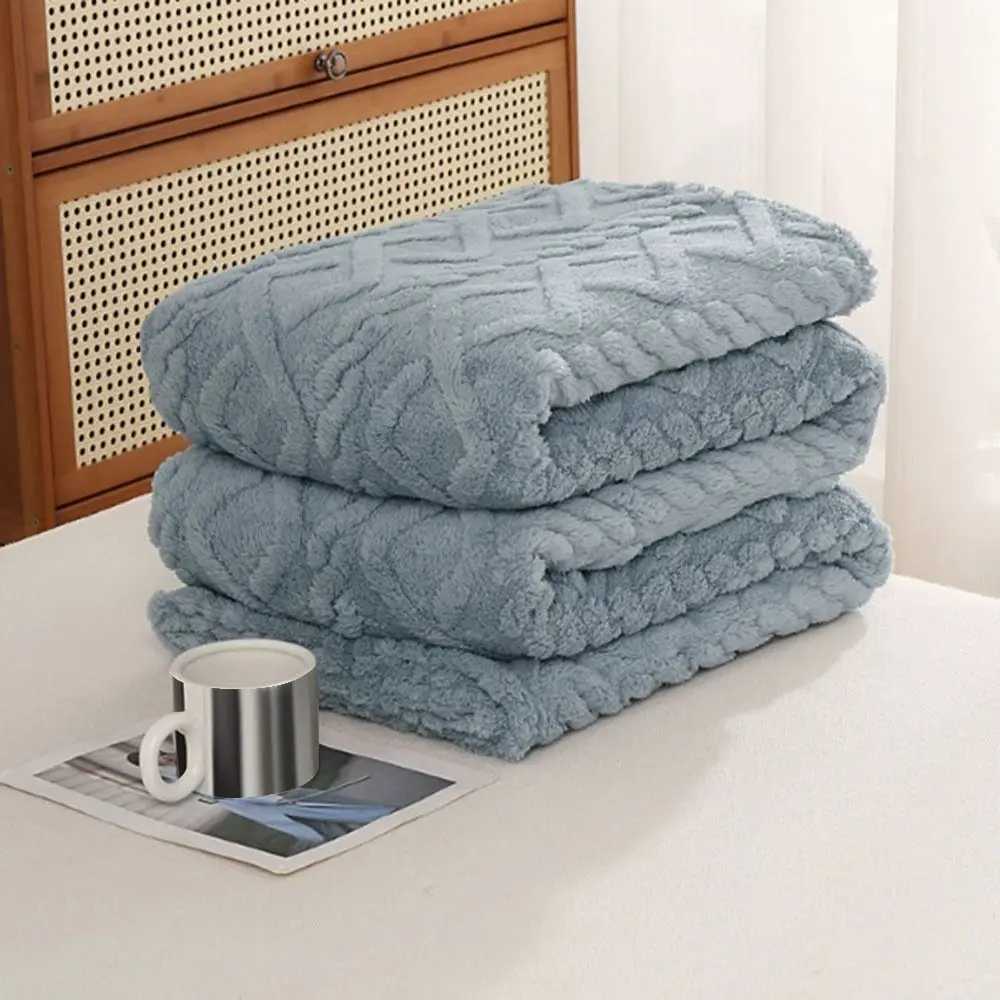 Throw Blanket for Couch Flannel Fleece Throw Blanket Machine Washable 70 100cm Bed Blanket Warm Plush Blanket for Bedroom C251011