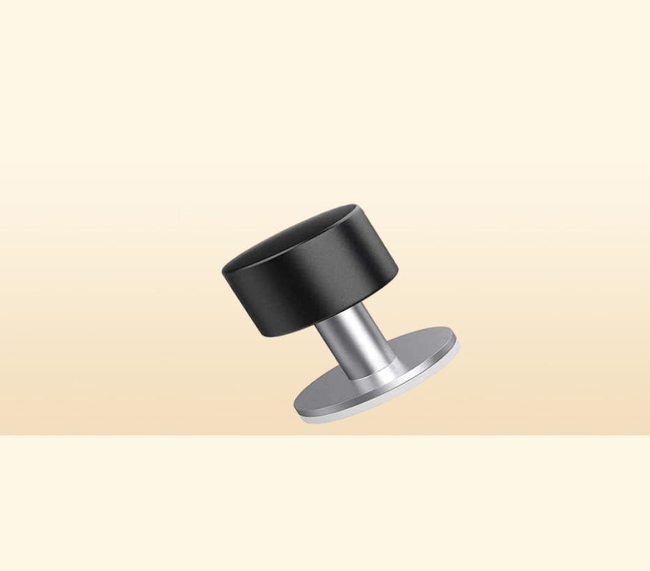 Door Stopper Stops 1 Pack Adhesive Wall Mounted Door Stop Stainless Steel Doorstop for Floor with Sound Dampening Bumper 2107242687533