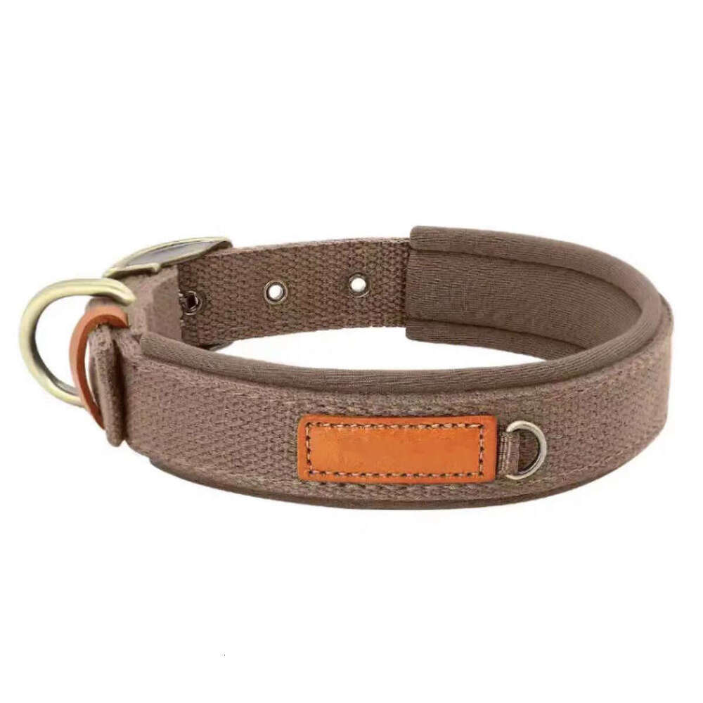 Collar for Medium and Large Dogs, Retriever, Golden Lab, Double Layer Design, Leash, Dog Traction Special