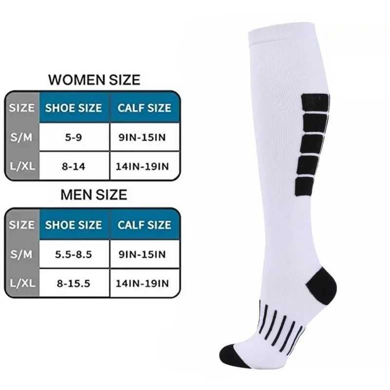 567 Double Compression Socks Men Women Marathon Football Hiking Sports Socks Medical Varicose Diabetes Pregnancy Elastic SocksW251011