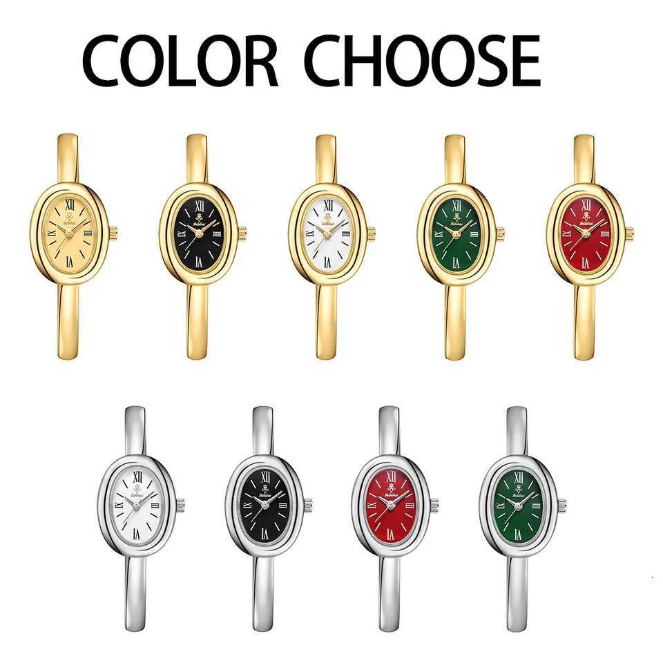 YaLaLuSi brand luxury bracelet model womens quartz watch fashionable gold design style simple dial gift box womens gift Y251011