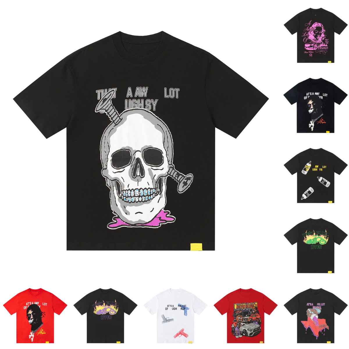 mens tshirt designer t shirt for men designer shirt top doodle shirt summer new style printed american streetwear High-quality pure cotton printed men shirt size S-XL
