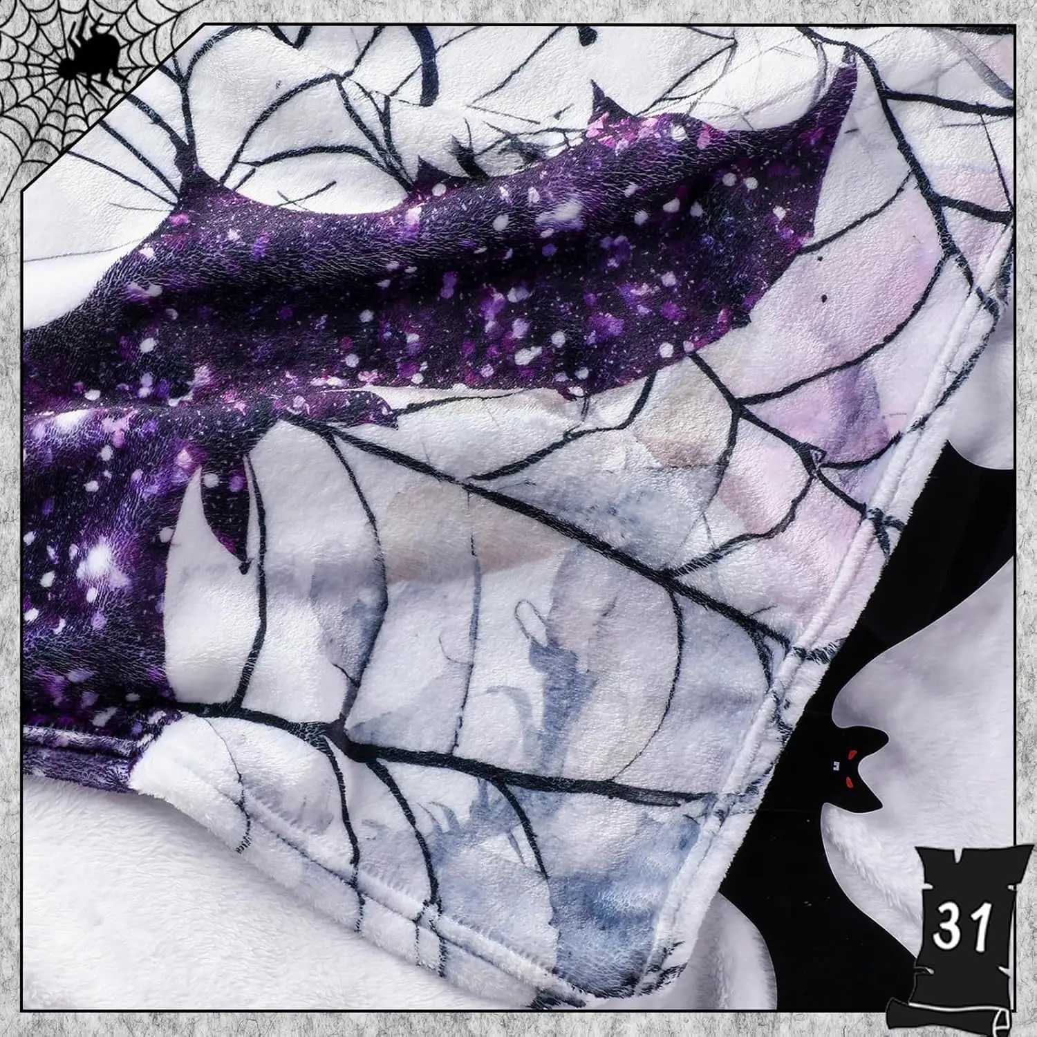 Plush Warm Fleece Blankets for Women Men Girls Halloween Throw Blanket Cute Baby Highland Cattle Witch Flannel Blanket Soft C251011