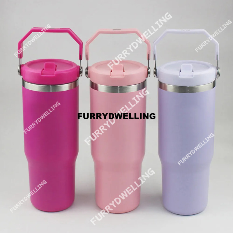 2024 NEW H2.0 30Oz/887Ml CUP Tumbler Leopard Straw Lids Stainless Steel Dwe74 30 Oz Coffee Termos Car Mugs Vacuum Cup With BOX